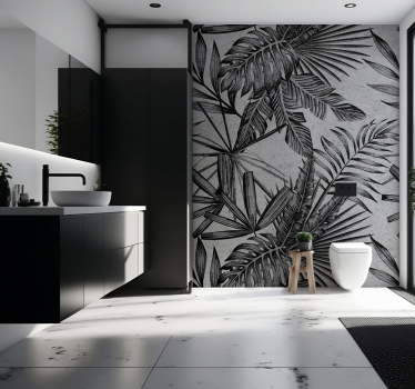 Fotomurale con piante tropicali - TenStickers