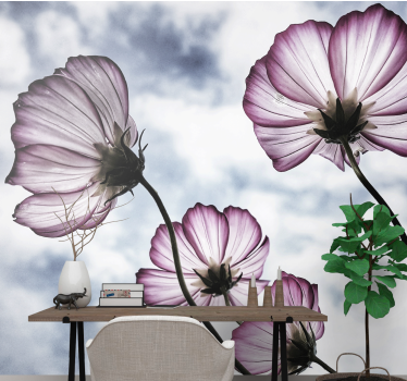 Fotomurale fiori bellezza floreale delicata - TenStickers
