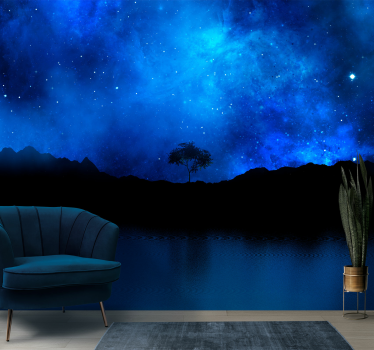 Fotomurale paesaggi cielo stellato - TenStickers