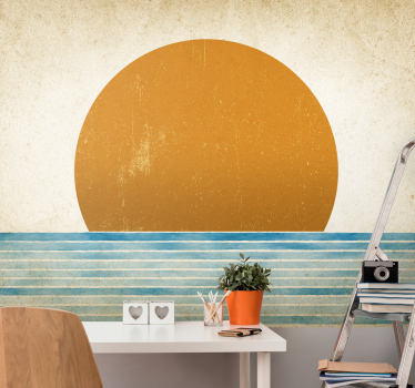 Fotomurale paesaggi tramonto sul mare - TenStickers