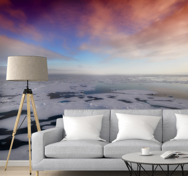 Fotomurale paesaggi vista sull'oceano artico - TenStickers