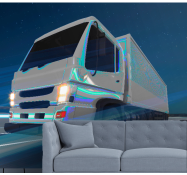 Fotomurale veicoli movimento di camion di grandi dimensioni - TenStickers
