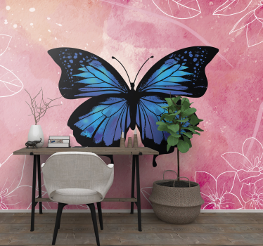 Fotomurale animali diversi Bellissima e colorata farfalla - TenStickers