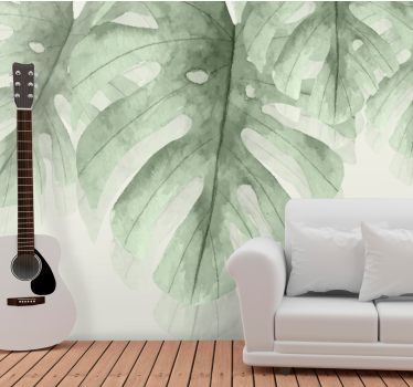 Fotomurali natura grande foglia tropicale - TenStickers