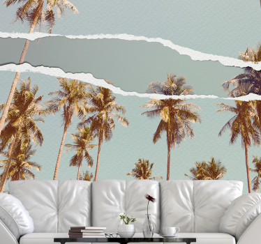Fotomurali natura paesaggio con palme - TenStickers