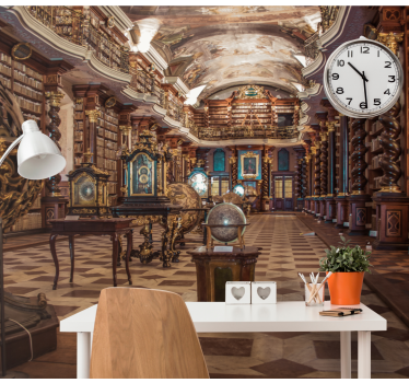 Fotomurale con vecchia biblioteca - TenStickers