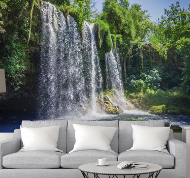 Fotomurale con il paesaggio di una cascata - TenStickers