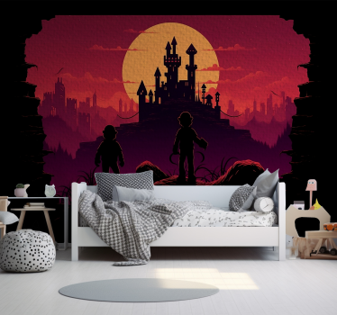 Murales per camerette ragazzi mondo del castello - TenStickers