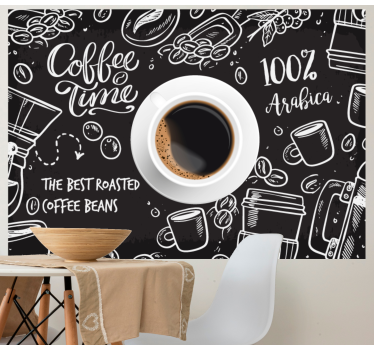 Fotomurale Immagini dell'ora del caffè - TenStickers