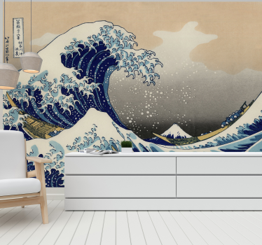 Fotomurale onda hokusai - TenStickers