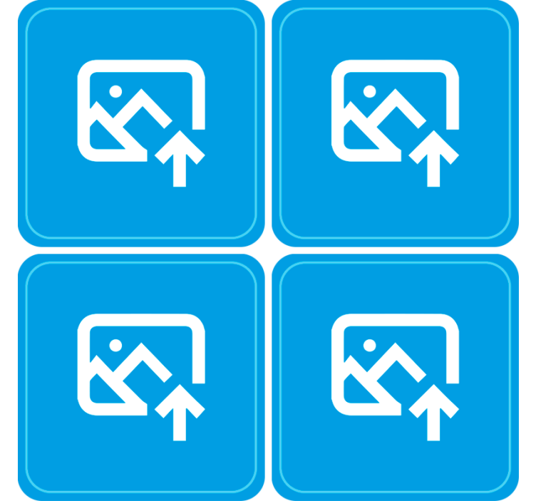 Sottobicchiere  personalizzabile Foto di coppia - TenStickers