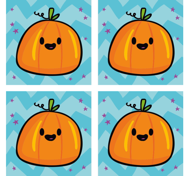 Zucca halloween drink sottobicchiere - TenStickers