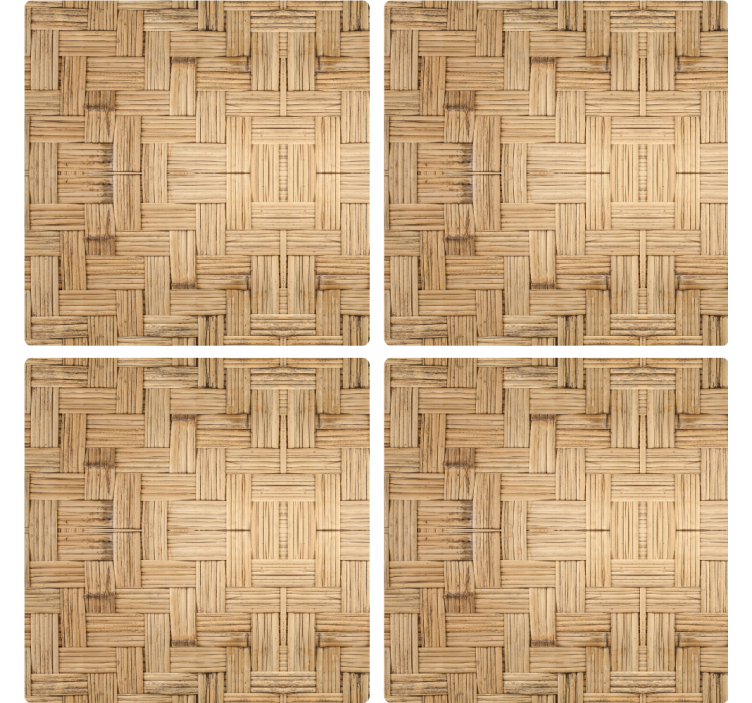 Sottobicchieri superficie intrecciata - TenStickers