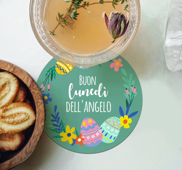 Sottobicchiere lunedi dell'angelo - TenStickers