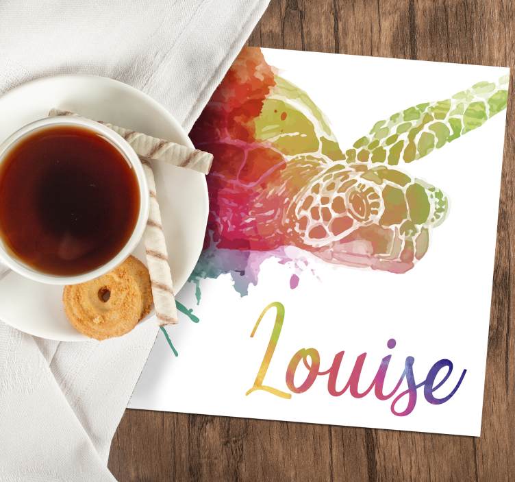 Montagne russe colorate con nome - TenStickers