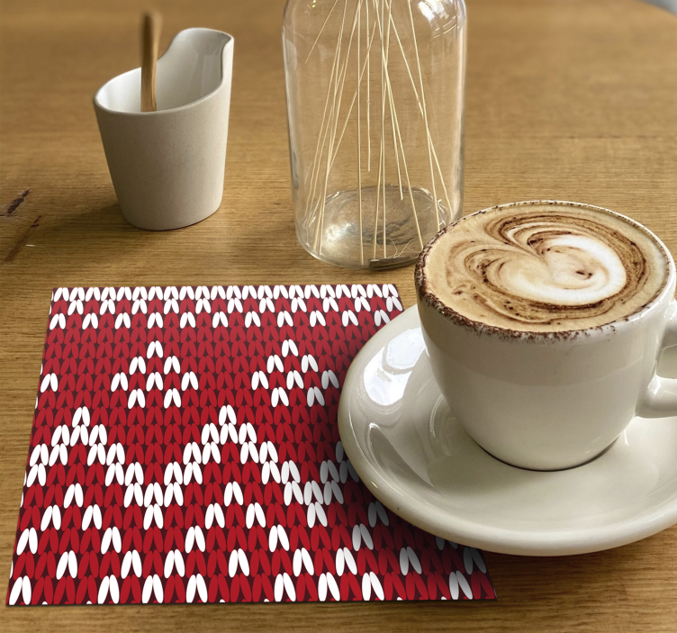 Sottobicchiere  tema Natale Modello tipico di natale - TenStickers