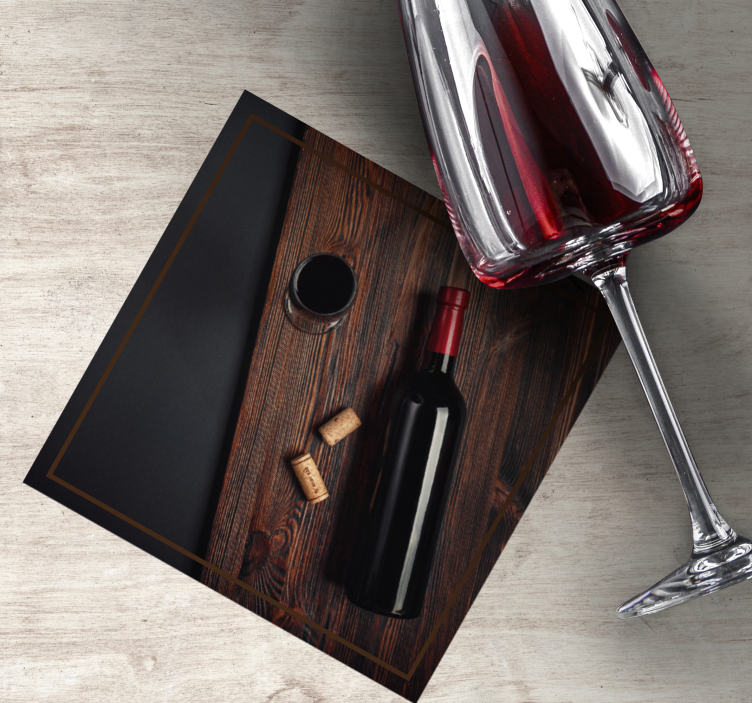 Sottobicchieri birra tappi per bottiglie di vino - TenStickers