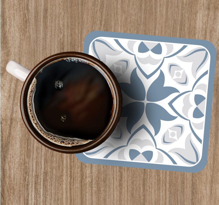 Sottobicchieri concetto floreale elegante - TenStickers