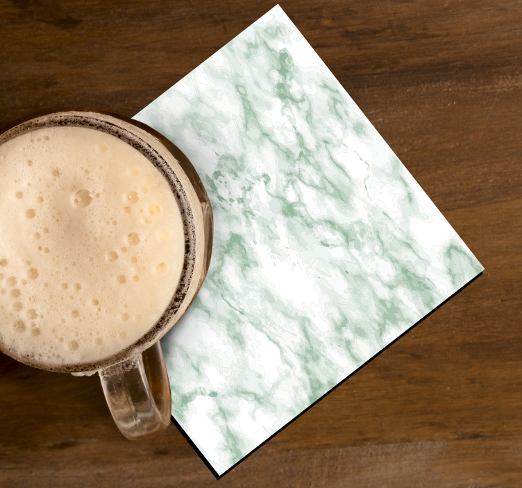 Sottobicchieri design a motivo marmo - TenStickers