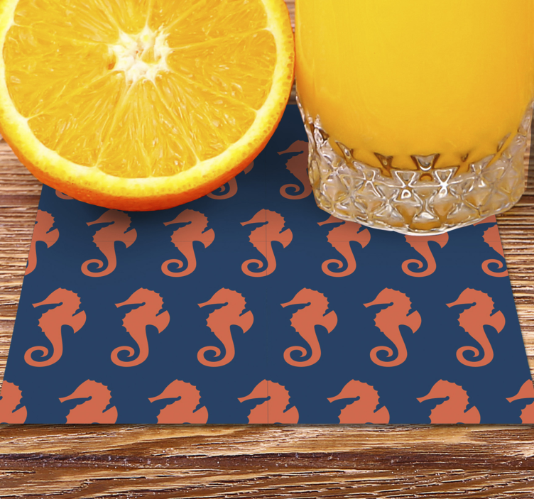 Sottobicchieri frikis con superficie a motivo cavalluccio - TenStickers