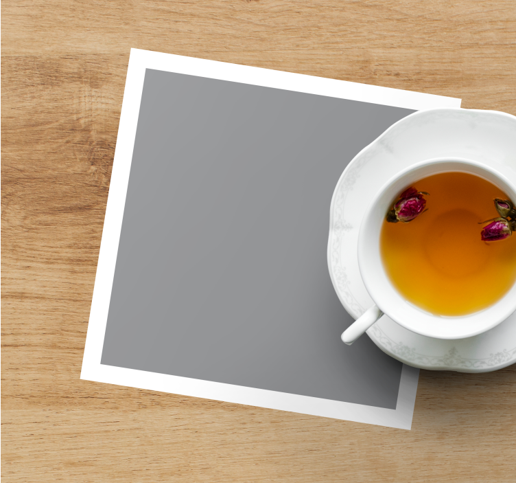 Sottobicchieri frikis elegante composizione di tè - TenStickers