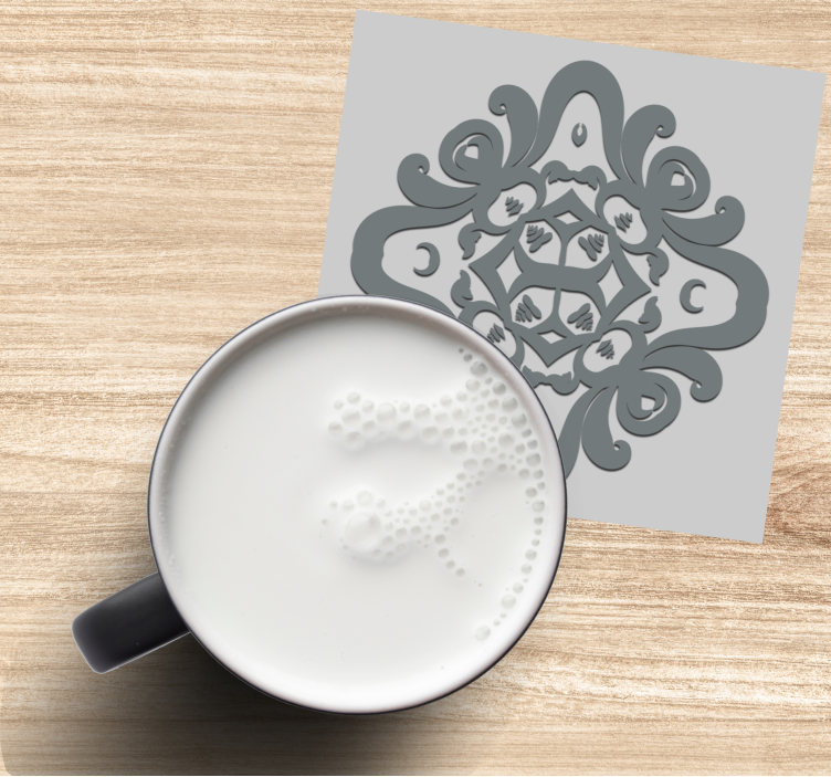 Sottobicchieri motivo a disegni intricati - TenStickers