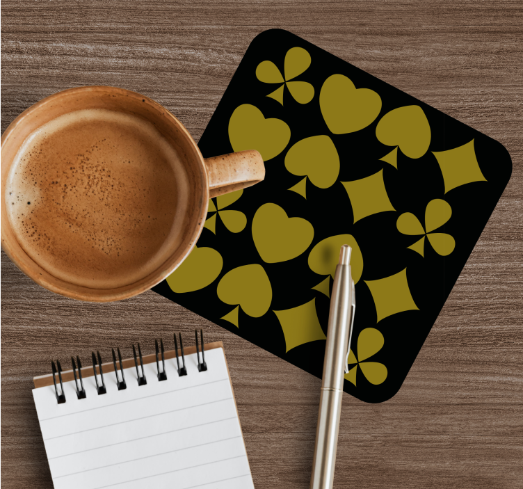 Sottobicchieri motivo a forme geometriche - TenStickers