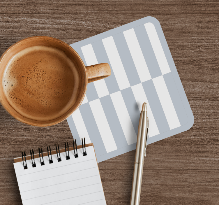 Sottobicchieri motivo a strisce - TenStickers