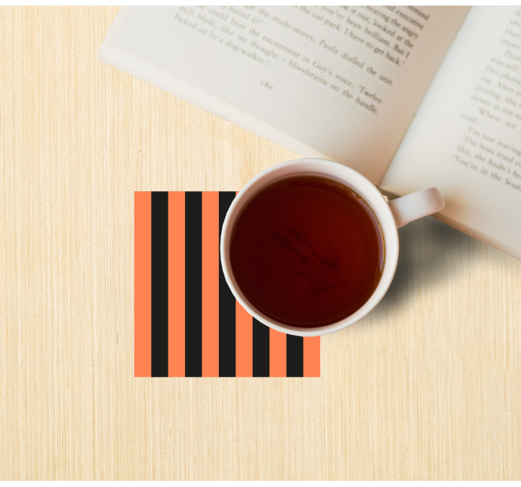 Sottobicchieri superficie a righe - TenStickers