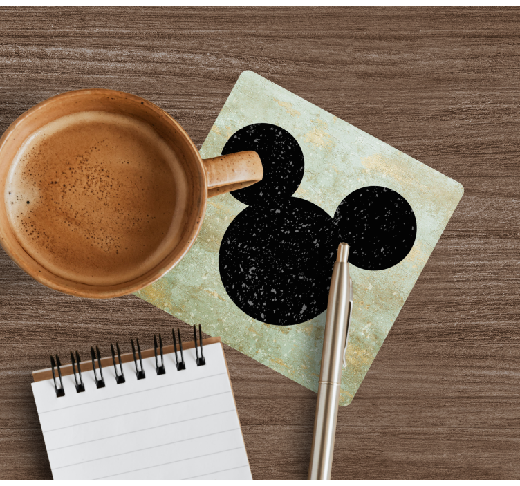 Sottobicchieri vintage icone dei cartoni animati - TenStickers