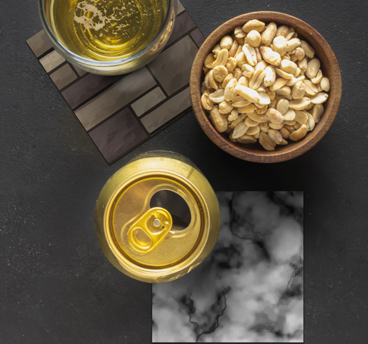 Trame realistiche bere sottobicchiere - TenStickers