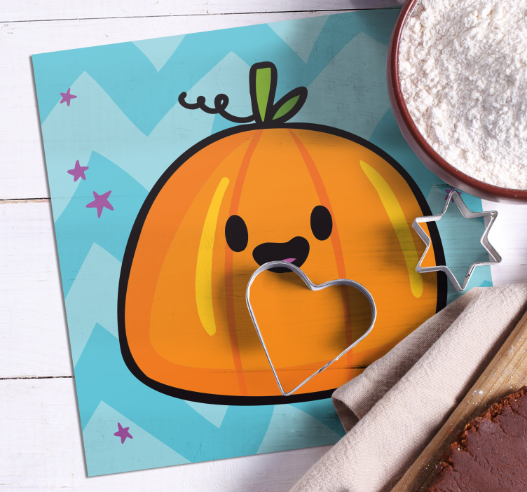 Zucca halloween drink sottobicchiere - TenStickers