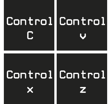 Sottobicchiere  tema frikis Control c + control v - TenStickers