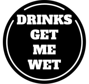Sottobicchieri birra design a citazione circolare audace - TenStickers