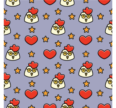 Sottobicchieri frikis teste di pollo giocose - TenStickers
