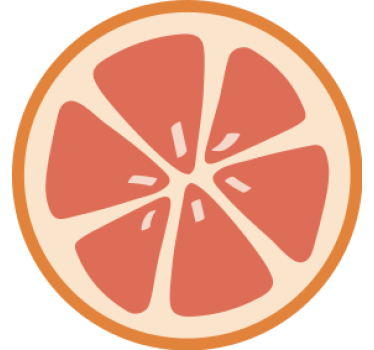 Sottobicchieri birra motivi a fette di agrumi - TenStickers