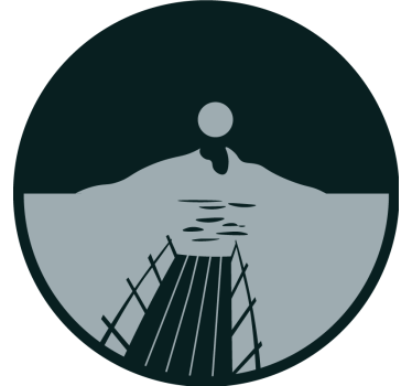Sottobicchieri birra tramonto sull'acqua - TenStickers