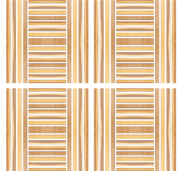 Sottobicchieri birra motivo a righe testurizzato - TenStickers