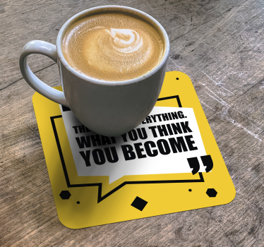 Citazione motivazionale sottobicchieri detti - TenStickers