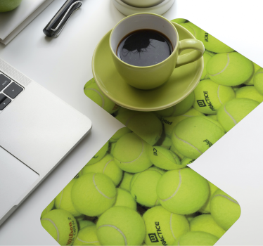 Sottobicchiere moderno Palline da tennis - TenStickers