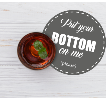 Sottobicchieri birra messaggi divertenti da bere - TenStickers