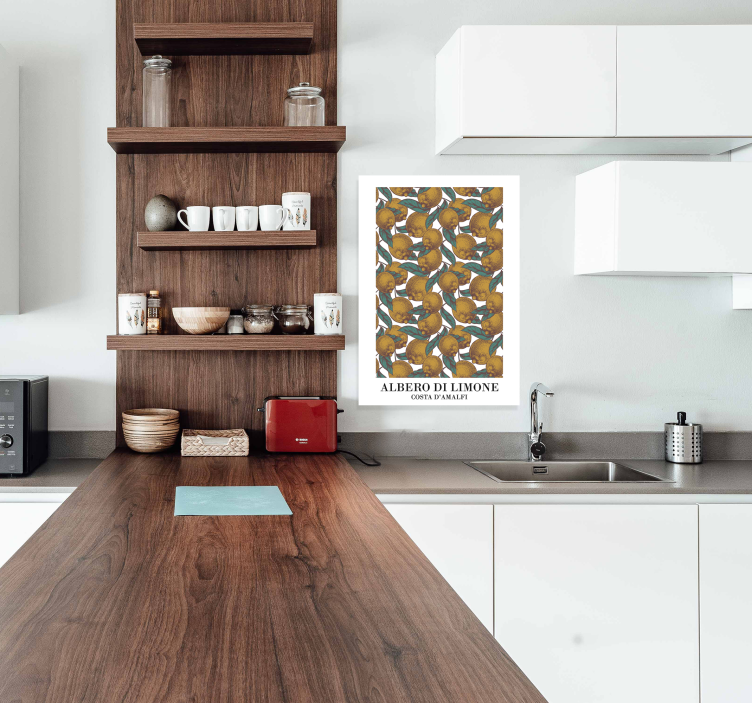 Poster con design di limoni - TenStickers