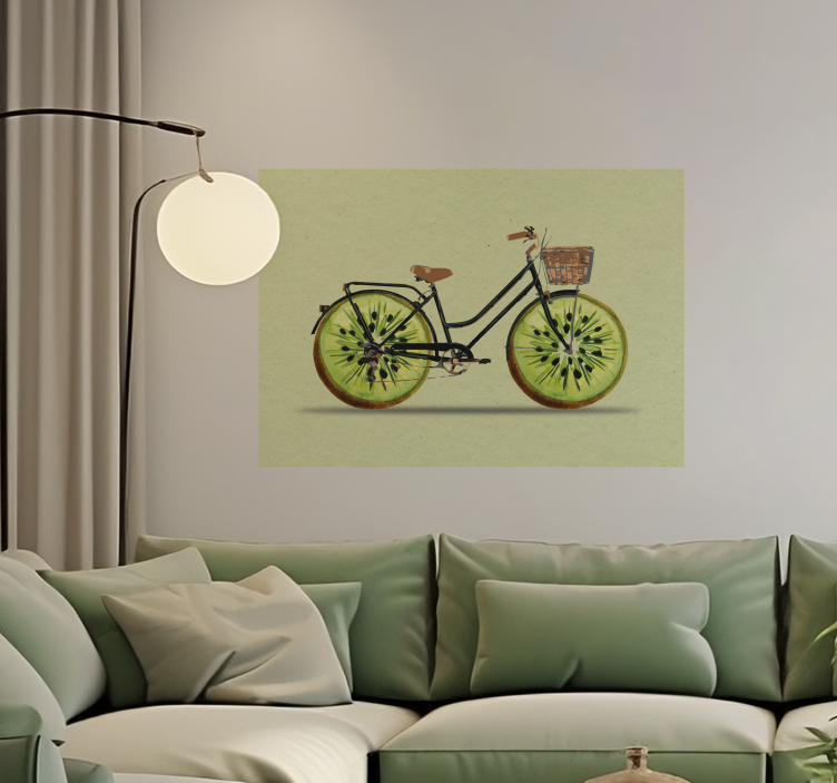 Poster di una bicicletta Kiwi - TenStickers