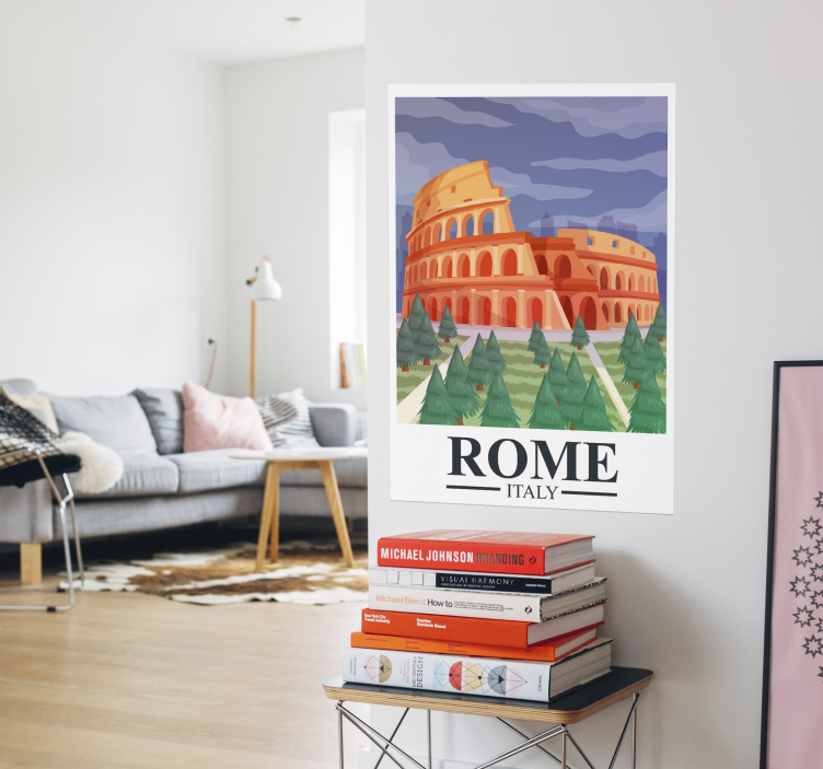 Poster con Colosseo di Roma - TenStickers
