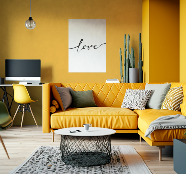 Poster con la scritta "love" - TenStickers