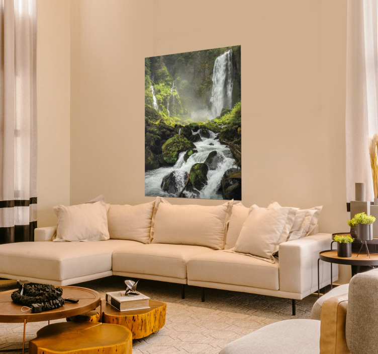 Poster con vista di cascata - TenStickers