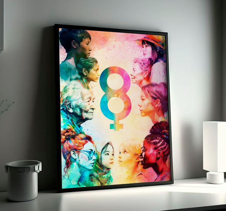Poster Giornata internazionale della donna - TenStickers