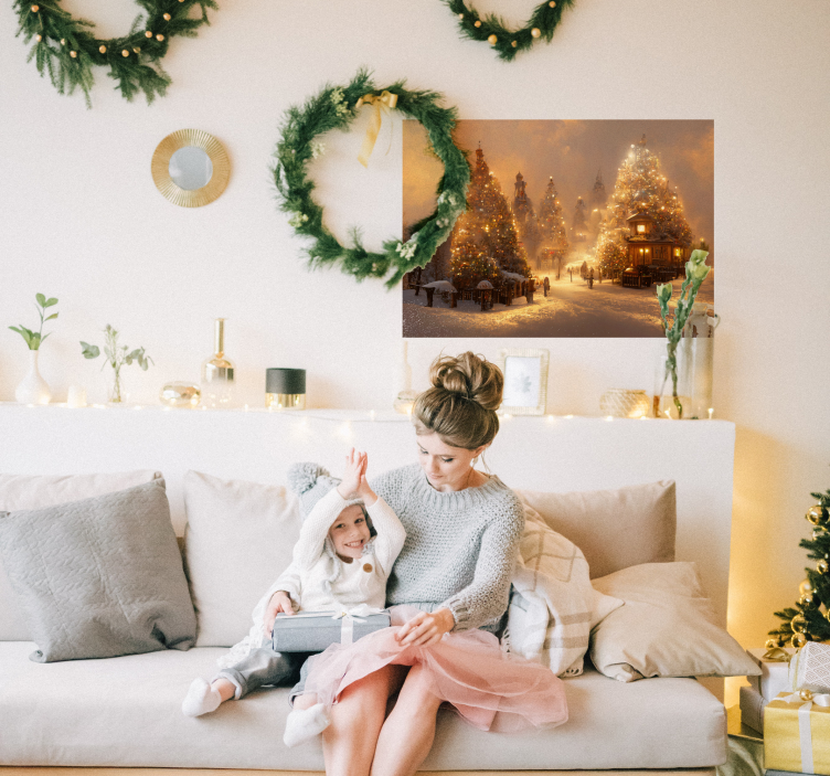 Poster di Natale Winter Wonderland - TenStickers