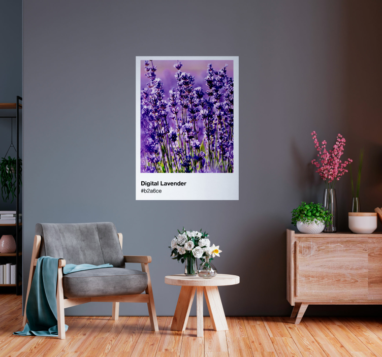 Poster pantone digital lavender - TenStickers