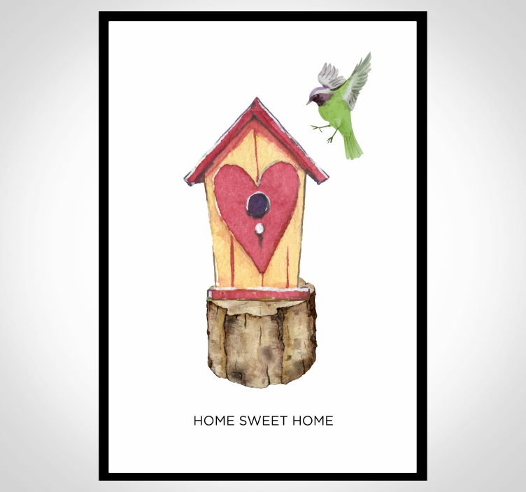 Poster salotto casa dolce casa. - TenStickers